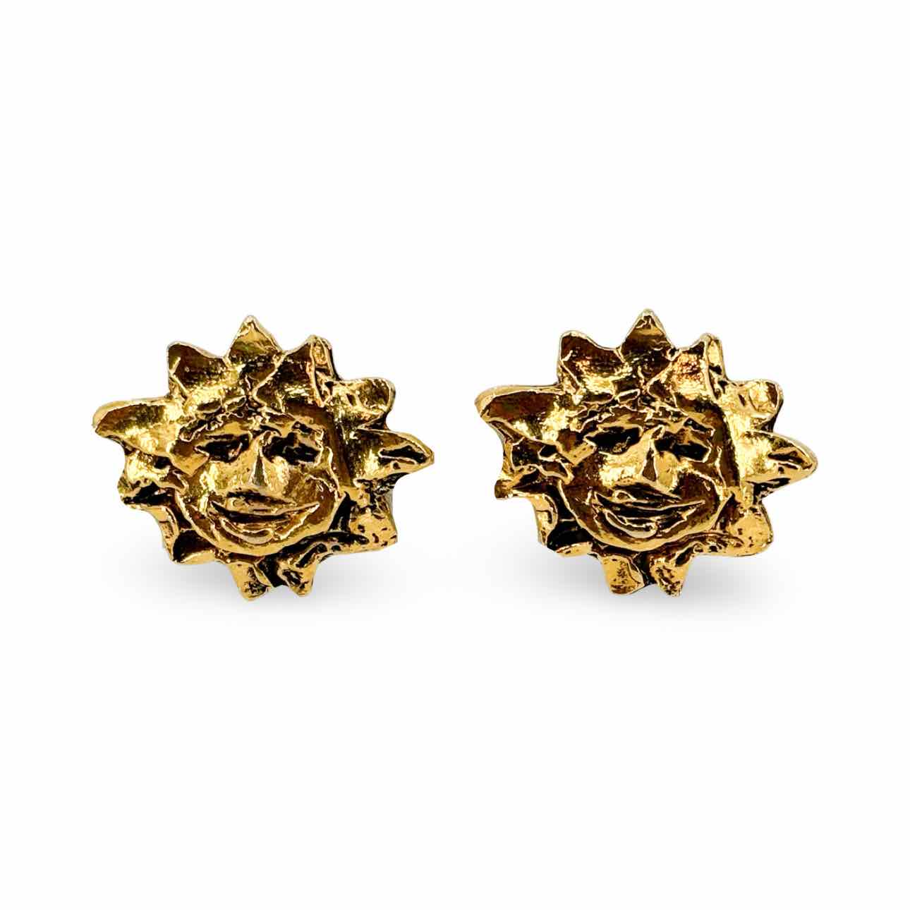 Hermes gold earings