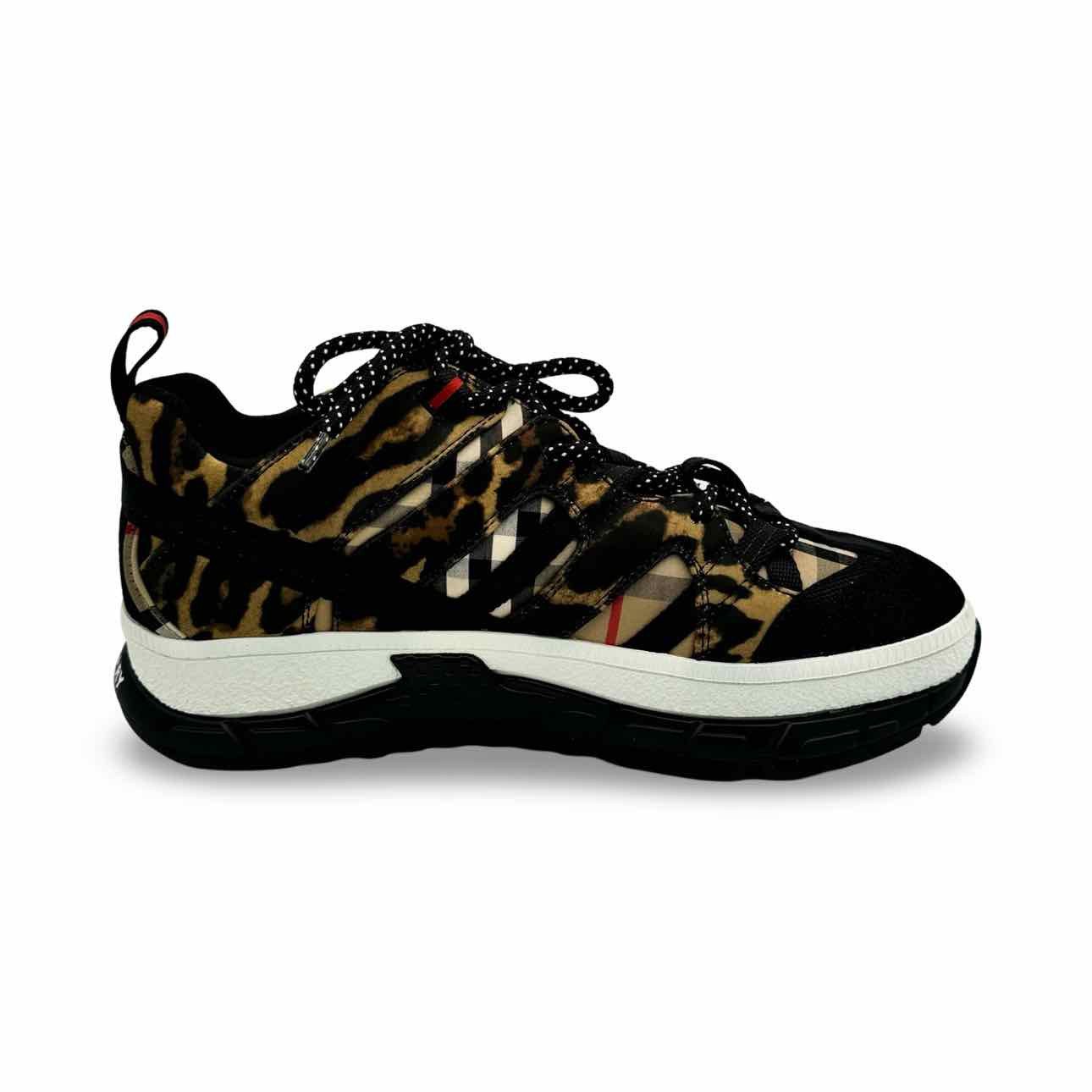 Burberry Leapard and union print sneaker
