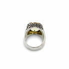 18K white gold &amp; peridot ring - Double Exposure Boutique