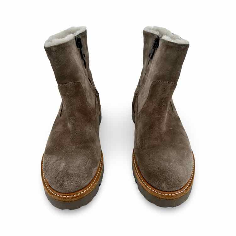 Vince Frances Boot in Woodsmoke Coco Suede
