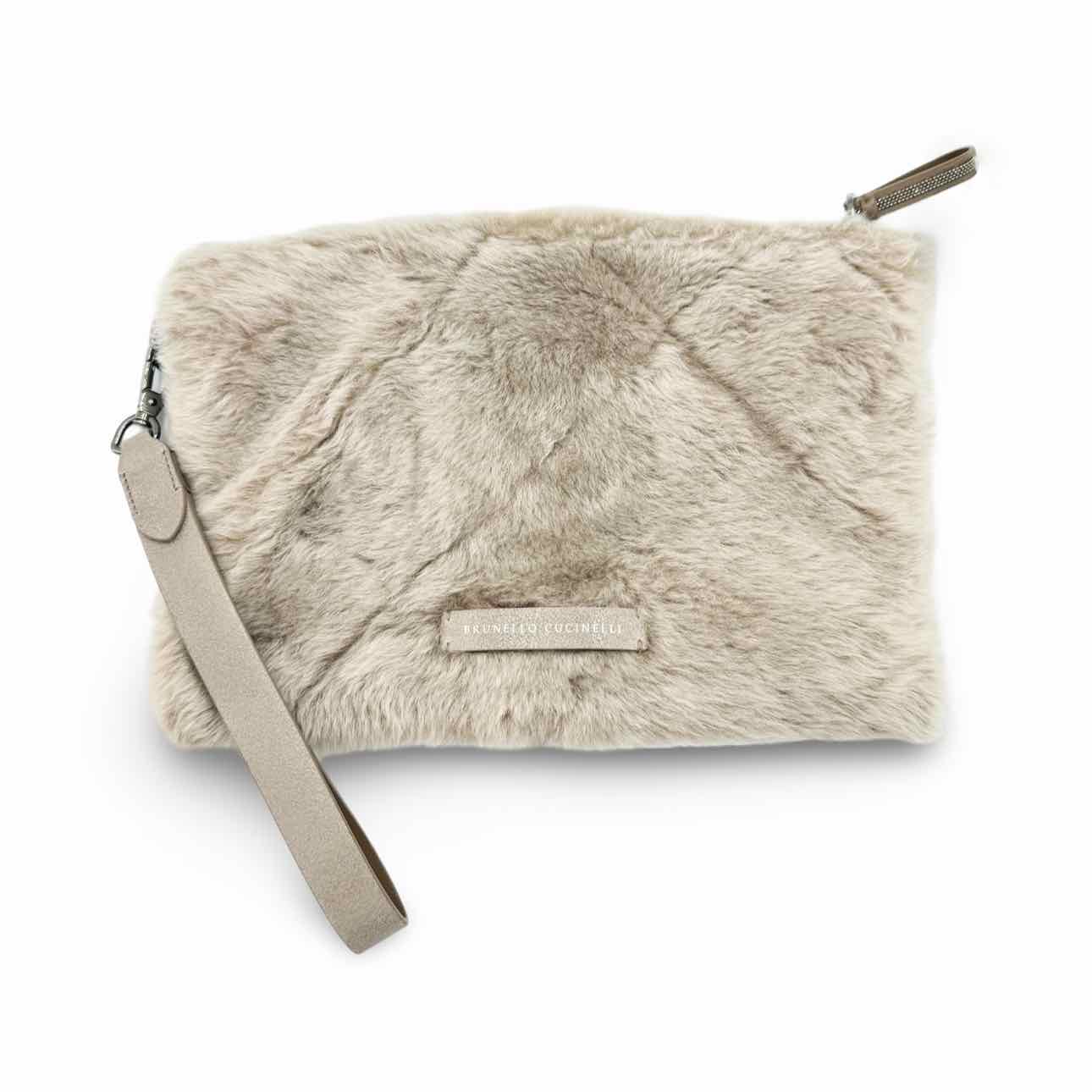 Brunello Cucinelli Sherling Shoulder Bag
