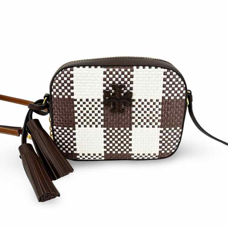 Tory Burch McGraw Woven Plain Camera Bag
