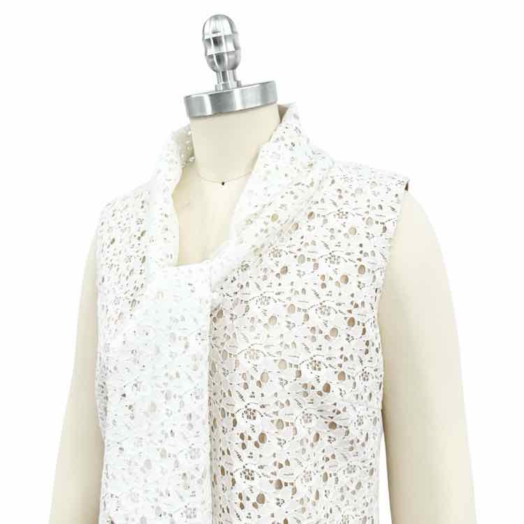 Oscar de la Renta White Top
