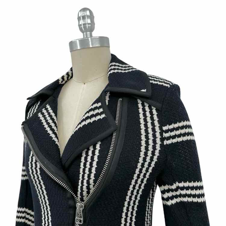 Veronica Beard Navy White Black Jacket
