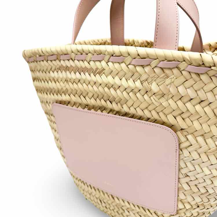 A.P.C. Woven Raffia Handbag
