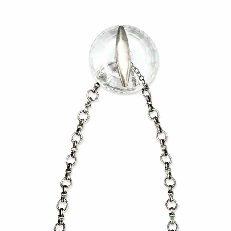 Diamond circle pendant necklace
