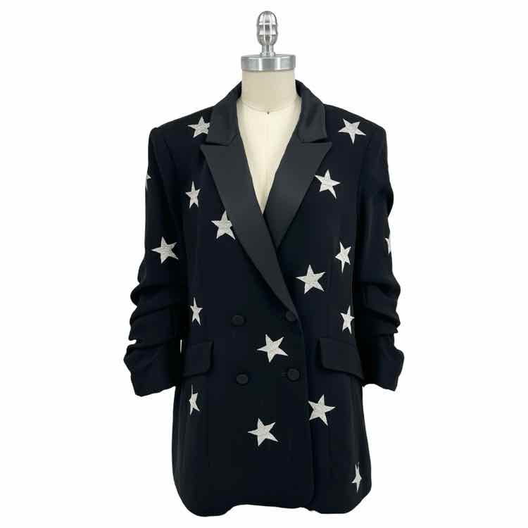 Cinq a Sept Jacket black with metallic stars
