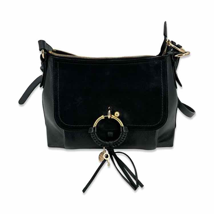 See by Chloe black suede and leather
