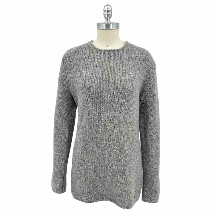 Vince Cashmere Tunic Crew Clean Trim Sweater
