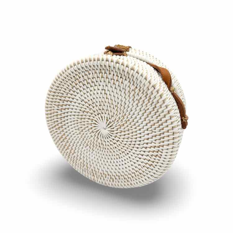 White woven Handbag
