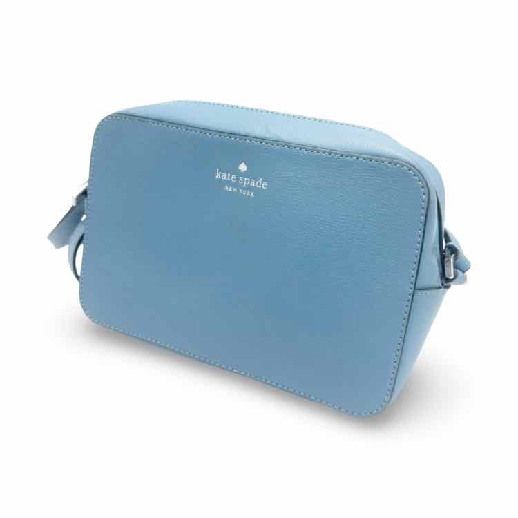 Kate Spade Harper Leather Camera Bag Top Zip Crossbody  incNiagara Blue
