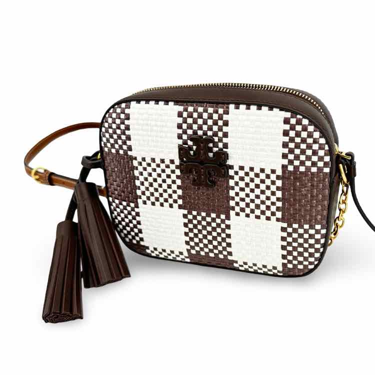 Tory Burch McGraw Woven Plain Camera Bag
