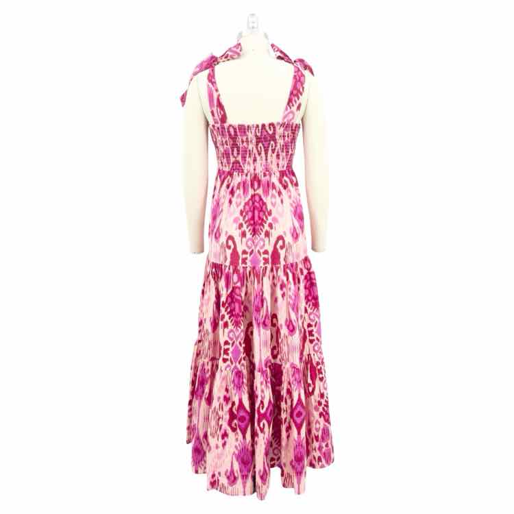 Aspiga Pink Red Peach Pattern Dress
