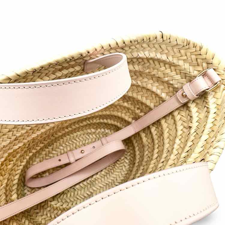 A.P.C. Woven Raffia Handbag
