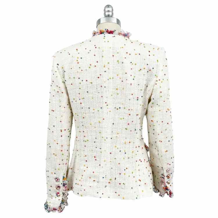 Ungaro White with Multi-Color dots Jacket
