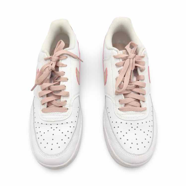 Nike White and Pink Sneakers
