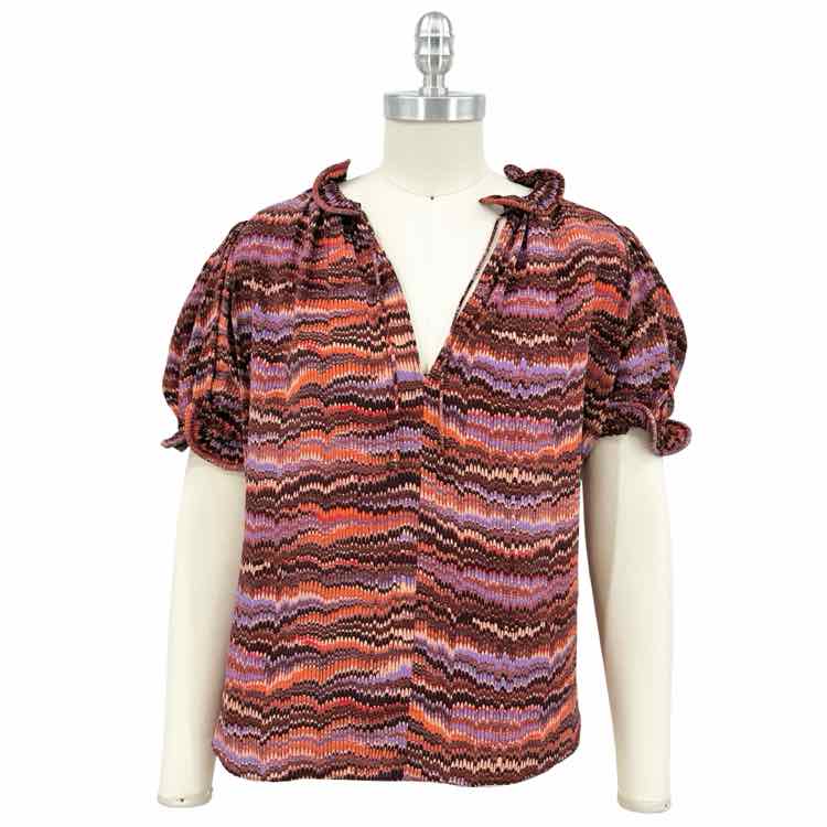 Ulla Johnson Orange Purple Top
