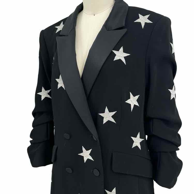 Cinq a Sept Jacket black with metallic stars
