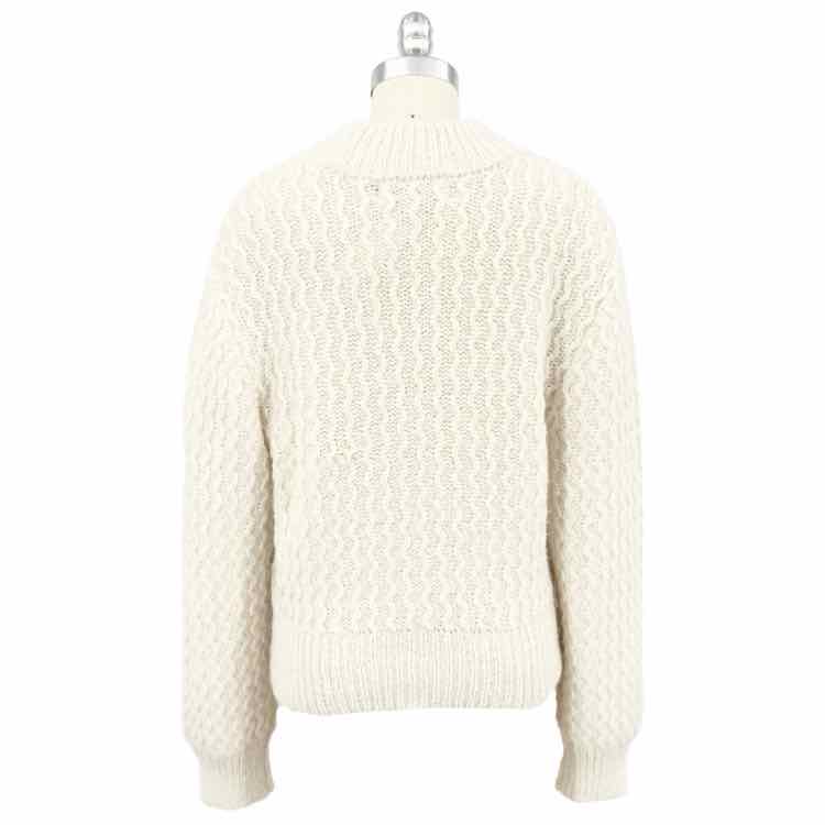 Ribbed Chunky Knit Cable Knit Sweater - Amo Sweater – Double