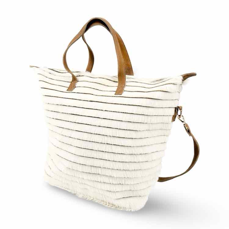 Art Hide Handbag - Double Exposure Boutique
