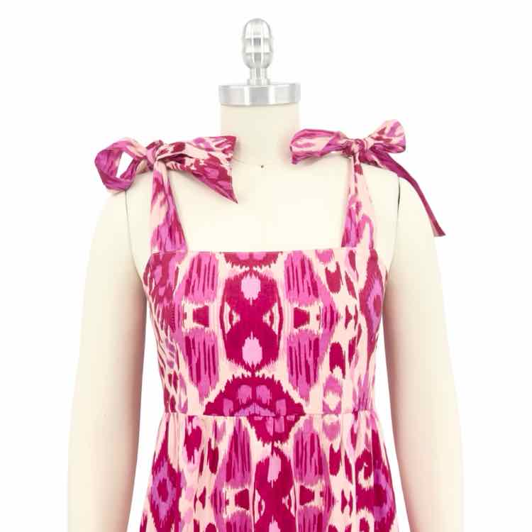 Aspiga Pink Red Peach Pattern Dress
