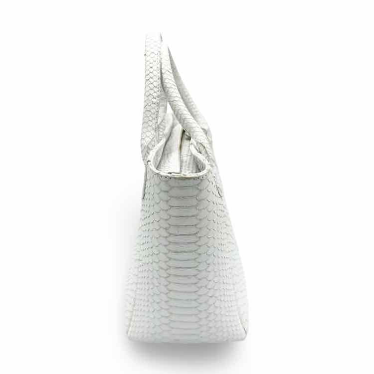 Mackie Tote White Taxidermy Handbag
