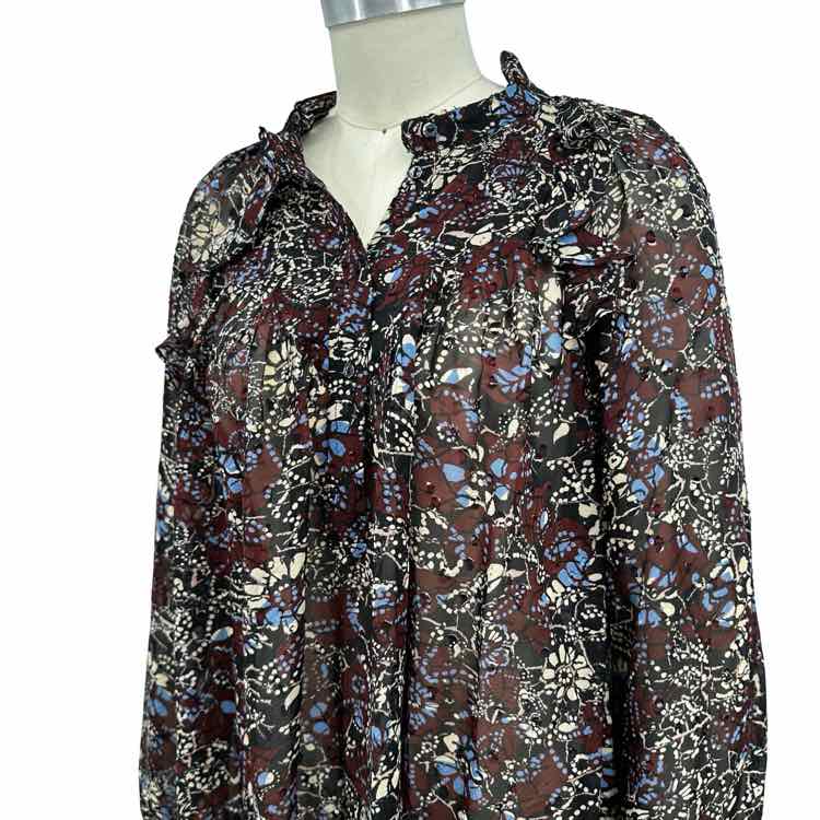 ba&sh Floral Blouse
