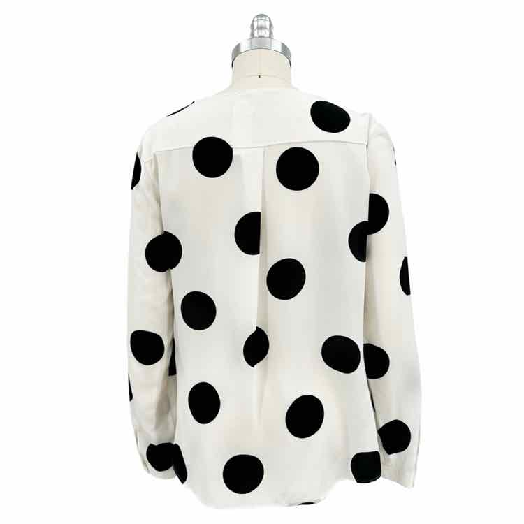 Akris Punto Polka Dot-Print Silk Blouse
