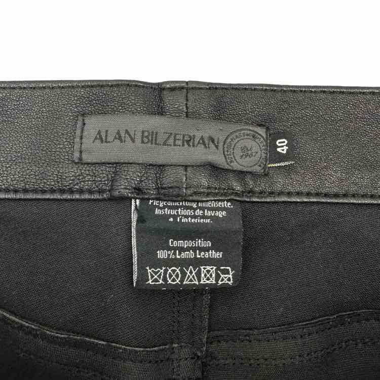 Alan Bilzerian Women Leather Pants
