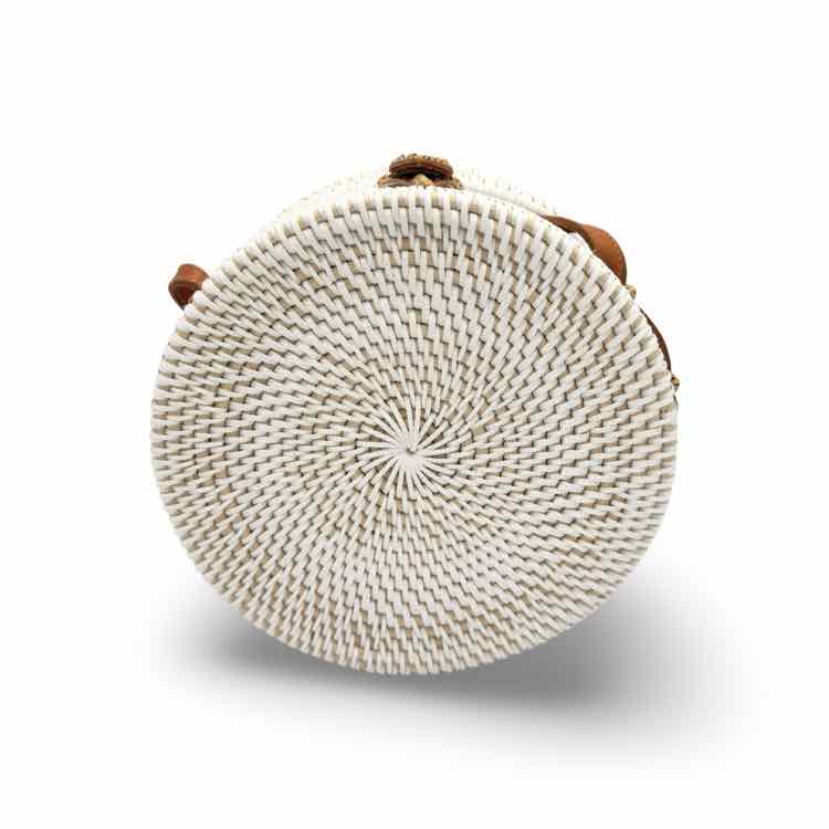 White woven Handbag
