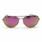 Maui Jim Sunglasses — Mavricks silver frame with pink lenses - Double Exposure Boutique