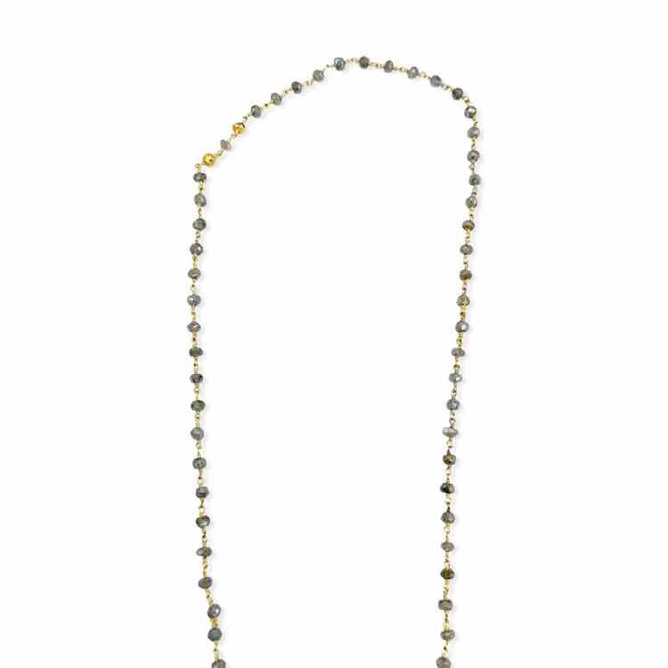 Stone pendant necklace - Double Exposure Boutique
